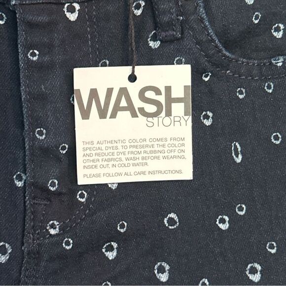 Gap Skinny Legging Jean Raindrop Print Dark Blue Size 25 - Picture 8 of 10